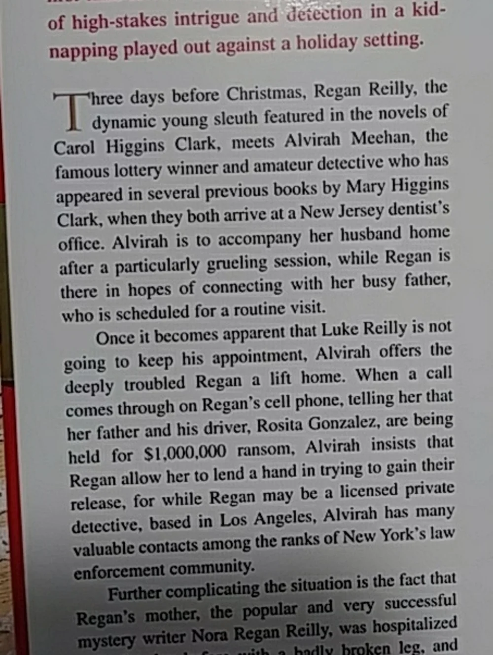 Mary Higgins Clark $10 book